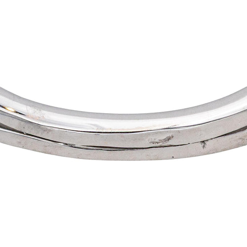 Bague 54 Bague en or blanc 18 carats avec émeraude poire et diamants 58 Facettes 4590991CN