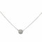 Collier Collier en or blanc 18 carats serti de diamants 58 Facettes 4599184CN