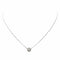 Collier Collier en or blanc 18 carats serti de diamants 58 Facettes 4599184CN