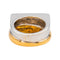 Bague 51 Bague bicolore en or jaune et or blanc 18 carats 58 Facettes 4599593CN