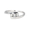 Bague 49 Bague trilogie en or blanc 18 carats et diamants 58 Facettes 4607369RV