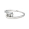 Bague 49 Bague trilogie en or blanc 18 carats et diamants 58 Facettes 4607369RV