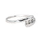 Bague 49 Bague trilogie en or blanc 18 carats et diamants 58 Facettes 4607369RV