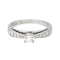 Bague 49 Bague Or blanc 58 Facettes 4607370RV