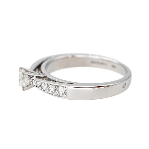 Bague 49 Bague Or blanc 58 Facettes 4607370RV