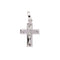 Pendentif Pendentif croix en or blanc 18 carats et diamants 58 Facettes 4608587CN