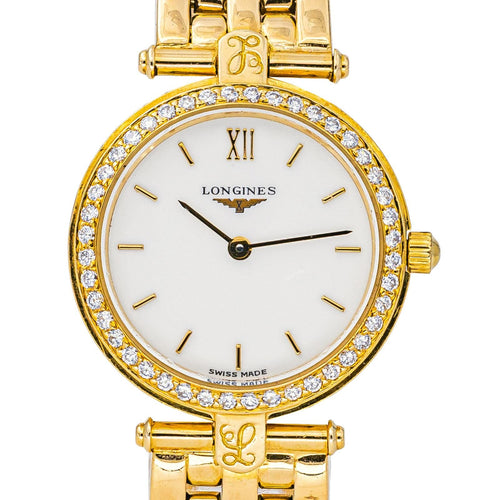 Montre Longines La Grande Classique - Montre en or jaune 18 carats et diamants 58 Facettes 4611481CN