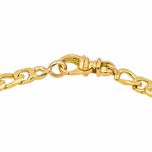 Bracelet Bracelet maille Figaro en or jaune 18 carats 58 Facettes 4615472CN