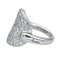 Bague 56 Pomellato Sabbia - Bague en or blanc pavée de diamants 58 Facettes 4621184CN