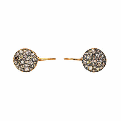 Boucles d'oreilles Pomellato Sabbia - Boucles d’oreilles dormeuses en or rose et diamants 58 Facettes 4621185CN