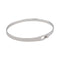 Bracelet Dinh Van Serrure - Bracelet jonc ouvrant en or blanc et diamant 58 Facettes 4625527RV
