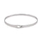 Bracelet Dinh Van Serrure - Bracelet jonc ouvrant en or blanc et diamant 58 Facettes 4625527RV