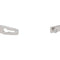 Bracelet Dinh Van Serrure - Bracelet jonc ouvrant en or blanc et diamant 58 Facettes 4625527RV