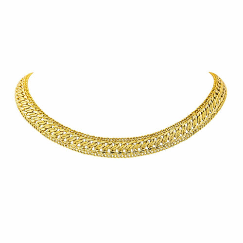 Collier Collier chaîne en or jaune 18 carats 58 Facettes 4644260CN
