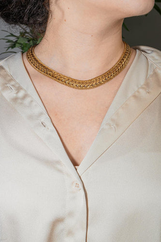 Collier Collier chaîne en or jaune 18 carats 58 Facettes 4644260CN