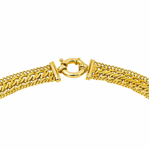 Collier Collier chaîne en or jaune 18 carats 58 Facettes 4644260CN