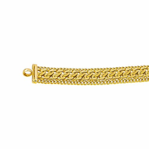 Collier Collier chaîne en or jaune 18 carats 58 Facettes 4644260CN