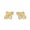 Boucles d'oreilles Cartier Hindu - Boucles d’oreilles puces en or jaune et diamants 58 Facettes 4648546RV