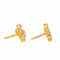 Boucles d'oreilles Cartier Hindu - Boucles d’oreilles puces en or jaune et diamants 58 Facettes 4648546RV