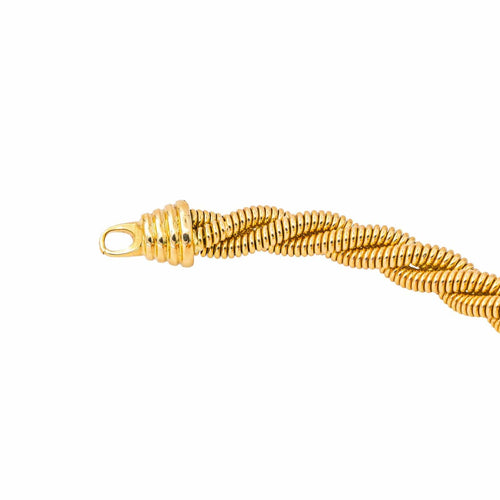 Collier Collier chaîne maille torsadée en or jaune 18 carats 58 Facettes 4653787CN