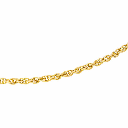 Collier Collier chaîne en or jaune 18 carats, maille forçat torsadée 58 Facettes 4653799CN