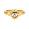 Bague 50 Chopard Happy Diamond - Bague en or jaune 18 carats et diamant 58 Facettes 4655018RV