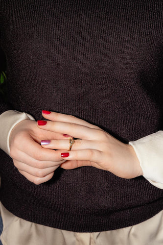 Bague 50 Chopard Happy Diamond - Bague en or jaune 18 carats et diamant 58 Facettes 4655018RV