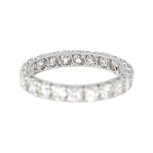 Bague 52 Alliance américaine - Bague en or blanc 18 carats et diamants 58 Facettes 4655213RV