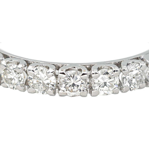 Bague 52 Alliance américaine - Bague en or blanc 18 carats et diamants 58 Facettes 4655213RV