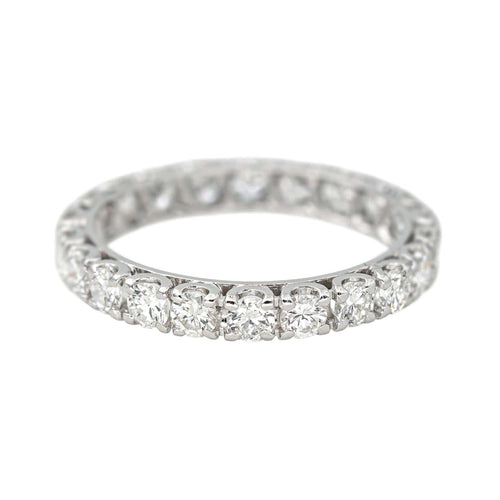 Bague 52 Alliance américaine - Bague en or blanc 18 carats et diamants 58 Facettes 4655213RV
