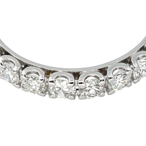 Bague 52 Alliance américaine - Bague en or blanc 18 carats et diamants 58 Facettes 4655213RV