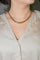 Collier Collier maille palmier en or jaune 18 carats 58 Facettes 4656658CN