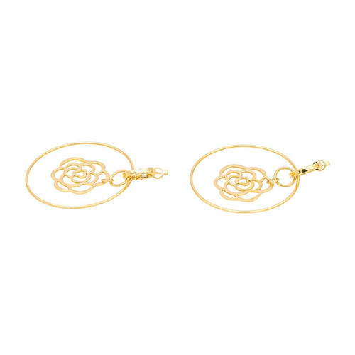 Boucles d'oreilles Chanel Camélia - Boucles d’oreilles en or jaune 18 carats 58 Facettes 4662253RV