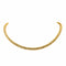 Collier Collier maille palmier en or jaune 18 carats 58 Facettes 4666982CN