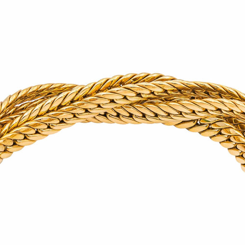 Bracelet Bracelet maille anglaise en or jaune 18 carats 58 Facettes 4667000CN