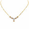 Collier Collier motifs cœurs en or jaune et blanc 18 carats, diamants et rubis 58 Facettes 4670260CN