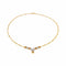 Collier Collier motifs cœurs en or jaune et blanc 18 carats, diamants et rubis 58 Facettes 4670260CN