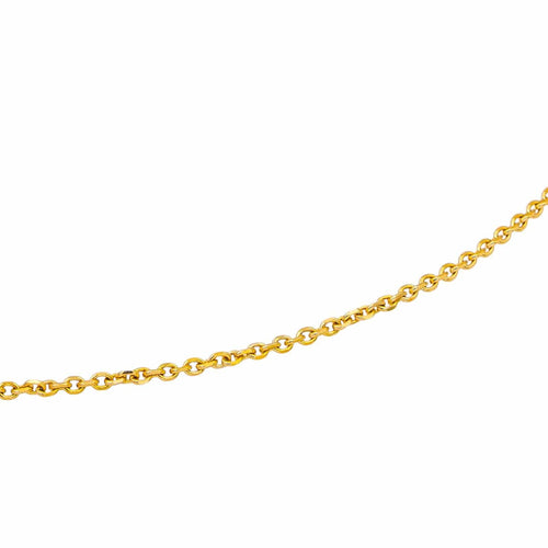 Collier Collier chaîne maille forçat en or jaune 18 carats 58 Facettes 4675224CN