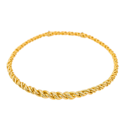 Collier Caplain Paris - Collier en or jaune 18 carats et saphir 58 Facettes 4675244CN