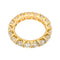 Bague 55.5 Bague alliance tour complet en or jaune 14 carats et diamants 58 Facettes 4678227RV