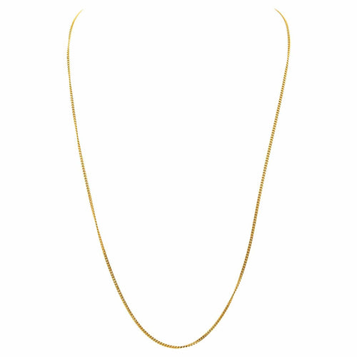 Collier Collier maille gourmette en or jaune 18 carats 58 Facettes 4686171CN