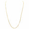 Collier Collier maille gourmette en or jaune 18 carats 58 Facettes 4686171CN