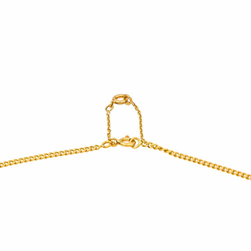 Collier Collier maille gourmette en or jaune 18 carats 58 Facettes 4686171CN