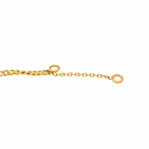 Collier Collier maille gourmette en or jaune 18 carats 58 Facettes 4686171CN