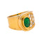 Bague 52 Bague Or jaune Emeraude, Diamant 58 Facettes 4688973CN