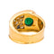 Bague 52 Bague Or jaune Emeraude, Diamant 58 Facettes 4688973CN