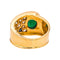 Bague 52 Bague Or jaune Emeraude, Diamant 58 Facettes 4688973CN