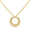 Collier Collier avec pendentif cercle en or jaune 18 carats et diamants 58 Facettes 4688974CN
