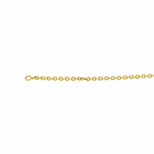 Collier Collier avec pendentif cercle en or jaune 18 carats et diamants 58 Facettes 4688974CN
