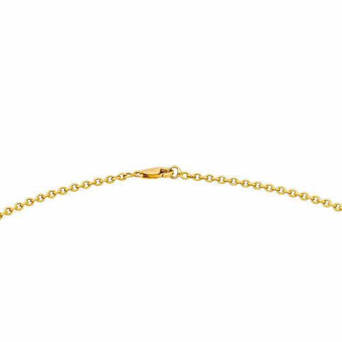 Collier Collier avec pendentif cercle en or jaune 18 carats et diamants 58 Facettes 4688974CN